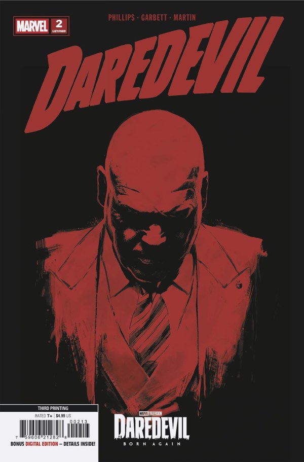 PRE-SALE: DAREDEVIL #2 MARVEL TELEVISION 3RD PRINTING VARIANT
