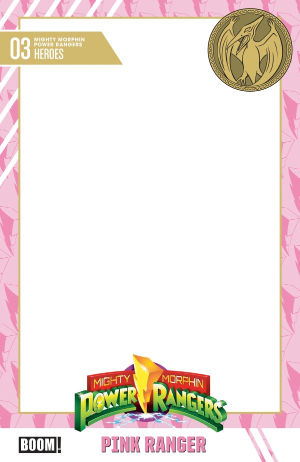 PRE-SALE: Mighty Morphin Power Rangers (2026) #3 D Trading Card Blank Sketch Variant
