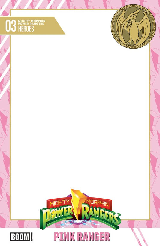 PRE-SALE: Mighty Morphin Power Rangers (2026) #3 D Trading Card Blank Sketch Variant