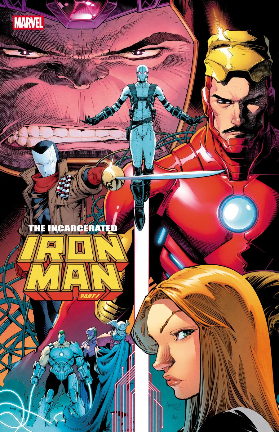 PRE-SALE: IRON MAN #12 COVER B GLEB MELNIKOV CONNECTING VARIANT [IIM]