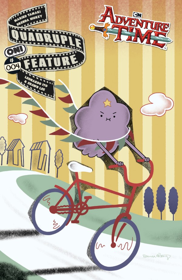PRE-SALE: ADVENTURE TIME QUADRUPLE FEATURE #4 CVR A BRENDA HICKEY