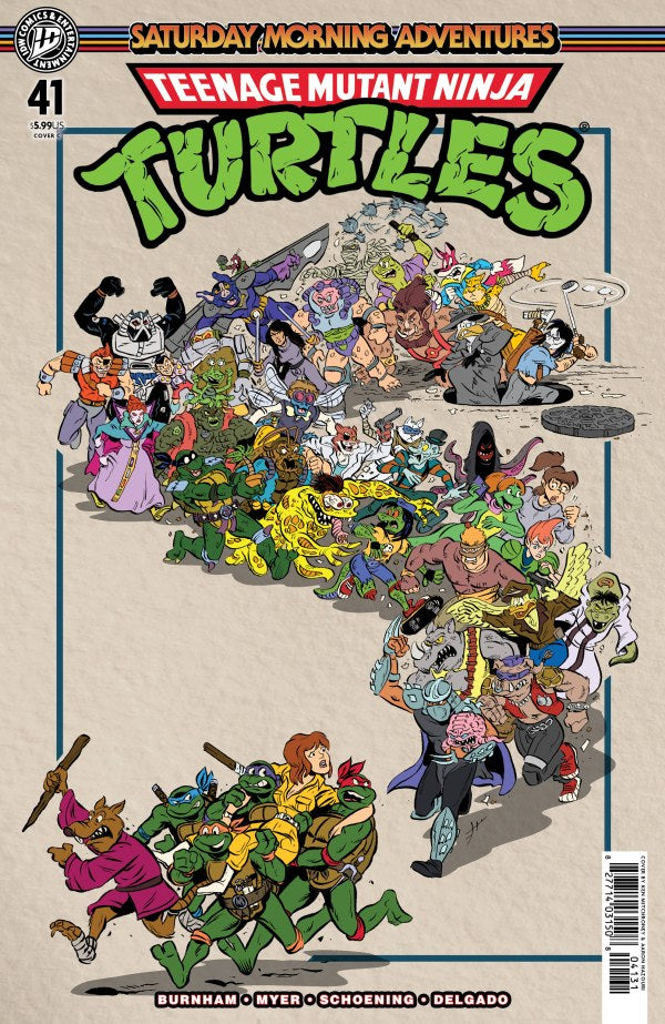 PRE-SALE: Teenage Mutant Ninja Turtles: Saturday Morning Adventures #41 Variant C (Mitchroney)