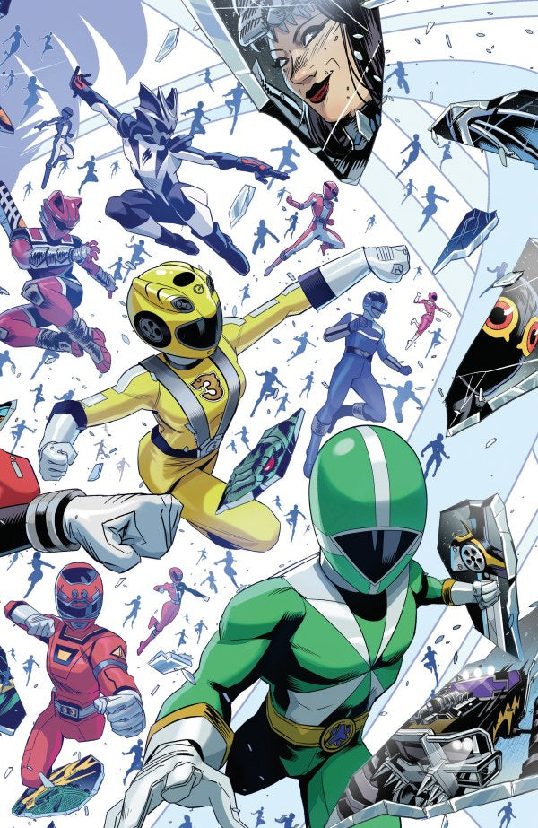PRE-SALE: Power Rangers Unlimited #4 C Every Ranger Ever Card Stock Connecting Variant (Full Art, Zonno)