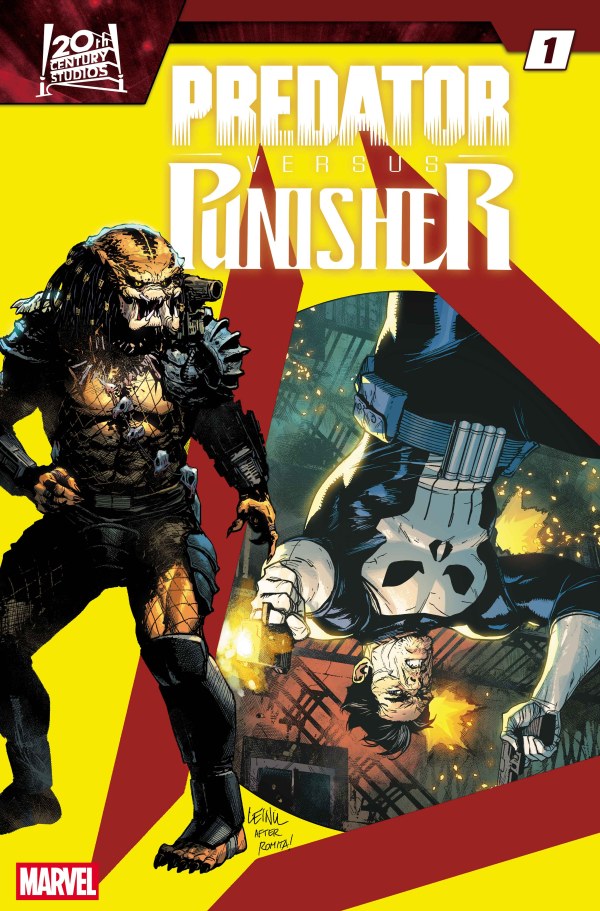 PRE-SALE: PREDATOR VS. PUNISHER #1 COVER B LEINIL YU HOMAGE VARIANT