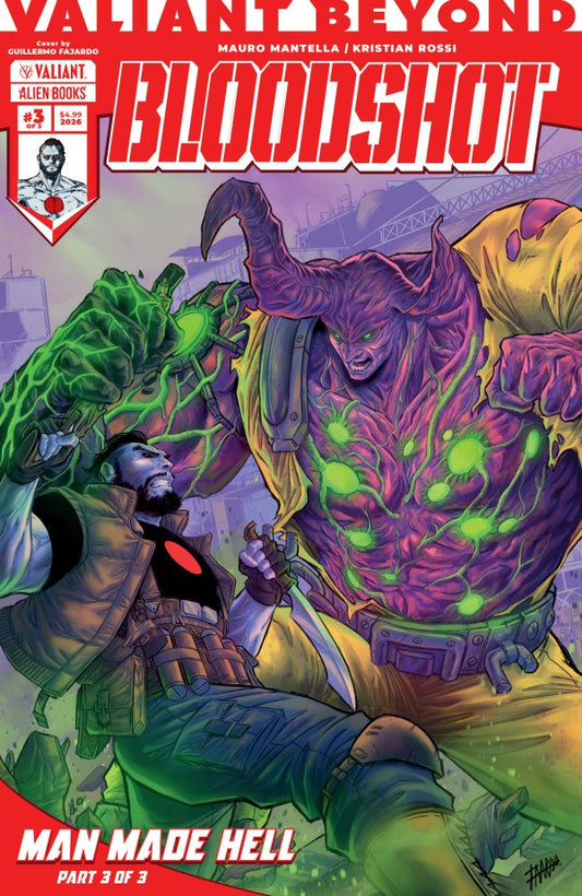 PRE-SALE: Valiant Beyond: Bloodshot--Man Made Hell #3 Cover A (Fajardo)