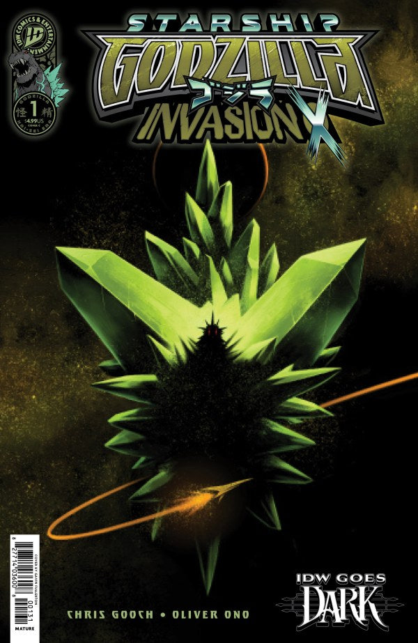 PRE-SALE: Starship Godzilla: Invasion X [Kai-Sei Era] #1 Variant C (Fullerton IDW Goes Dark Variant)