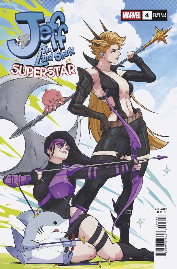 PRE-SALE: JEFF THE LAND SHARK: SUPERSTAR #4 JHONY CABALLERO VARIANT