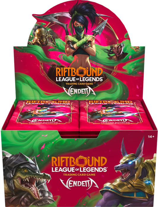 RIFTBOUND LEAGUE OF LEGENDS: VENDETTA Sealed Booster Box
