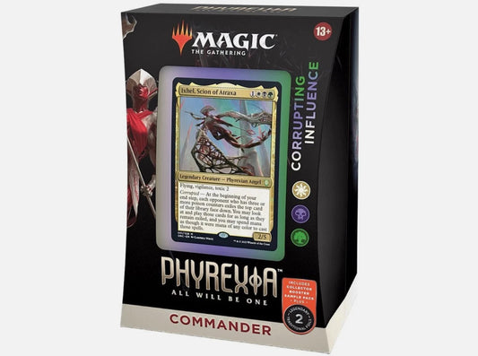 PHYREXIA ALL WILL BE ONE Corrupting Influence Magic The Gathering Commander Deck